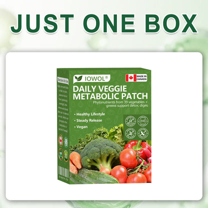 𝐎𝐟𝐟𝐢𝐜𝐢𝐚𝐥 𝐒𝐭𝐨𝐫𝐞 | 𝐈𝐎𝐖𝐎𝐋® 𝐃𝐚𝐢𝐥𝐲 𝐕𝐞𝐠𝐞𝐭𝐚𝐛𝐥𝐞 𝐌𝐞𝐭𝐚𝐛𝐨𝐥𝐢𝐜 𝐏𝐚𝐭𝐜𝐡 𝐮𝐬𝐞𝐬 𝐨𝐫𝐠𝐚𝐧𝐢𝐜 𝐯𝐞𝐠𝐞𝐭𝐚𝐛𝐥𝐞 𝐞𝐱𝐭𝐫𝐚𝐜𝐭𝐬 𝐚𝐧𝐝 𝐩𝐡𝐲𝐭𝐨𝐧𝐮𝐭𝐫𝐢𝐞𝐧𝐭𝐬 𝐟𝐫𝐨𝐦 𝟑𝟗 𝐯𝐞𝐠𝐞𝐭𝐚𝐛𝐥𝐞𝐬 + 𝐠𝐫𝐞𝐞𝐧𝐬 𝐭𝐨 𝐬𝐮𝐩𝐩𝐨𝐫𝐭 𝐝𝐞𝐭𝐨𝐱, 𝐝𝐢𝐠𝐞𝐬𝐭𝐢𝐨𝐧 & 𝐦𝐞𝐭𝐚𝐛𝐨𝐥𝐢𝐜 𝐫𝐞𝐬𝐞𝐭, 𝐚𝐧𝐝 𝐛𝐨𝐨𝐬𝐭 𝐞𝐧𝐞𝐫𝐠𝐲 𝐟𝐨𝐫 𝐚𝐥𝐥-𝐝𝐚𝐲 𝐰𝐞𝐥𝐥𝐧𝐞𝐬𝐬.